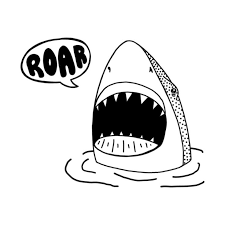 What Noise Do Sharks Even Make Sian Ellis S Artist Shop In 2021 Shark How To Find Out Sketch Book