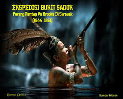 The revision of the age old traditional textile allows the possibility of multiple subjectives of the piece and its embroidered motto. Borneo Oracle Ekspedisi Bukit Sadok Perang Rentap Ke Atas Pemerintahan Brooke 1844 1861 Setiap Kali Disebut Nama Rentap Penduduk Sarawak Masih Mengingati Semangat Penentangannya Terhadap Kuasa James Brooke Yang