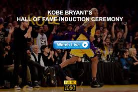 Nba legend kobe bryant is set to be inducted into the basketball hall of fame in an emotional ceremony tonight. 9xexpadebovn M