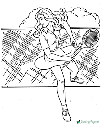 From baseball soccer and tennis to basketball volleyball and cricket everything is used as a theme for coloring pages. Girls Playing Sports Coloring Pages For Girls