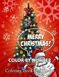 Here's a set of free printable alphabet letter images for you to download and print. Merry Christmas Color By Number Coloring Book For Adults Ashley Martinez 9798566148540