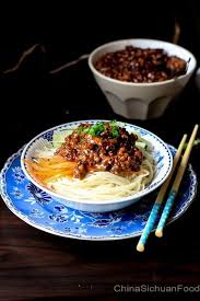 Zha Jiang Mian Minced Pork Noodles Chinese Pork Noodles Recipes Asian Recipes