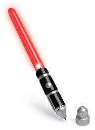 Star Wars Light Up Lightsaber Pens Canetas Gadgets Presentes