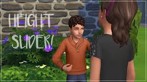 Height Slider In The Sims 4 So There S Now A Fully Working Height Slider In The Sims 4 For All Ages You No Longer Have T Sims 4 Traits Sims 4 Sims 4 Gameplay