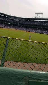 Wrigley Field Section Bleachers Home Of Chicago Cubs