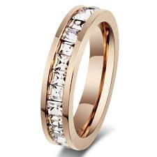 Maybe you would like to learn more about one of these? Titanium Princess Cut White Sapphire Rose Gold Promise Rings For Her Joancee Jewelry