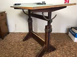 Vintage Custom Adjustable Drafting Table Drafting Table Table Vintage