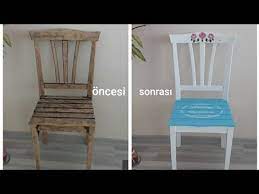 ahsap sandalye boyama eski sandalye yenileme old wooden chair painting youtube painting mobilya yenileme sandalye