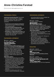 The best resume format for your situation includes a summary statement. Executive Recruiter Resume Example Kickresume
