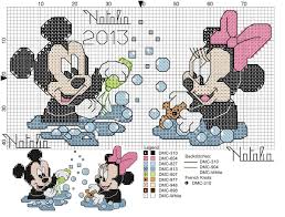 Ponto cruz menina, toalha de mao bebê menina ponto cruz, monogramas em ponto cruz, toalha de boca bordada ponto cruz, toalhinha nome ponto cruz Pacote Mickey Minnie E Sua Turma Bebe