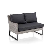 Large coordinating back pillows provide added support. Kettler Palma Wing Casual Dining Loungeset 5 Tlg