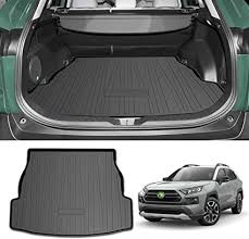 The toyota rav4 is a comfortable small suv that has remained popular thanks to its excellent fuel economy, practical interior, and many. Interior Accessories Cargo Liners Caartonn Rubber Floor Mats All Weather Heavy Duty Trunk Mats 2020 Compatible With Toyota Rav4 2019
