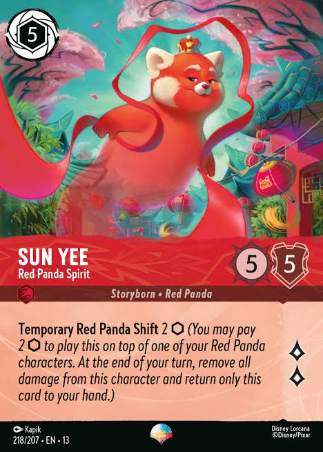 Turning Red Disney Lorcana Cards List » Lorcana Player