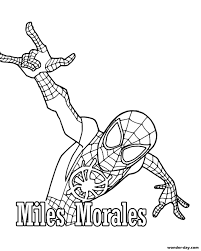 Find more coloring pages online for kids and adults of spider man coloring miles morales coloring pages to print. Miles Morales Coloring Pages Free Printable Coloring Pages