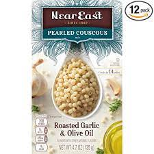 Brought to you from the most trusted vendors in the foodservice industry, you can rest assured knowing our bulk pasta and couscous are both fresh and delicious. Amazon Com Near East Oil Pearled Couscous Roasted Garlic Olive 4 7 Ounce Pack Of 12 Grocery Gourmet Food