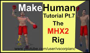 Makehuman Tutorial Pt 7 Human Character With Advanced Rig For Blender 3d By Vscorpianc Blender 3d Blender Tutorial