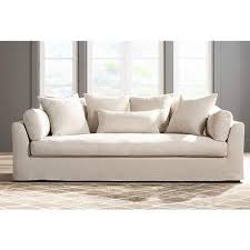Relax and enjoy the best quality slipcovered sofas at an affordable price! Chateau 99 Wide Linen Fabric Slipcover Sofa 1v506 Lamps Plus