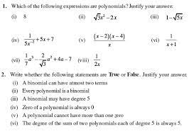 Jun 18, 2021 · mcq questions for class 1 mathematics multiple choice type questions for classes 12, 11, 10, 9, 8, 7, 6, 5, 4, 3, 2, 1 solving the mcq questions for 1st to 12th standard on a regular basis will help you attempt the board exams with confidence. Class 9 Important Questions For Maths Polynomials Aglasem Schools
