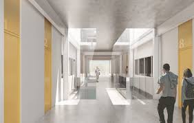 Information for stairs on floor plan: Work Begins On New Digital Technology Building At City College Norwich Psbnews