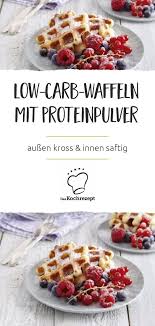 Low Carb Waffeln Mit Proteinpulver Rezept Low Carb Waffeln Proteinpulver Kohlenhydratarme Waffeln
