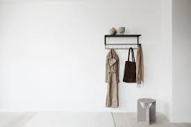 Grid Coat Rack By Kristina Dam Studio Wall Mounted Coat Hanger Coat Hanger Black Coat Hanger