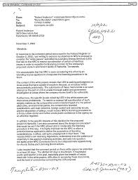 Comment of Robert Anderson expressing objection to NRC's proposal to  consider the "white papers" submitted by Loui