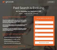 Our webinar landing page templates boast of high technical characteristics, responsive modern design, and professional support. Groove Asks A Question In The Headline To Engage The Visitor Has A Short Form And Short Copy To Make It Easy To Re Landing Page Examples Landing Page Webinar