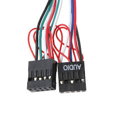 If you look closely to the connectors, one side has an arrow on it for the positive connection. 2 Port Usb 2 0 Computer Case Front Panel Audio Jacks Shopee Malaysia