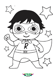 Download this coloring pages for free in hd resolution. Ryan S World Superhero Coloring Pages Tsgos Com