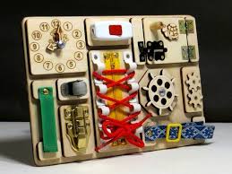 Waldorf Baby Toy Busy Activity Board Montessori Homeschool Wood Sensory Travel Toddler Board 2nd Birthday Gift 3 Year Old Kid Therapy Bastelideen Basteln Idee