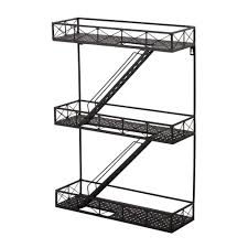 Etagere Murale En Metal Noir Maisons Du Monde Wandrek Metaal Zwart