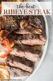This smoky ribeye steak starts off on the stovetop in a cast iron skillet to sear in all the flavors. The Best Ribeye Steak Ahead Of Thyme