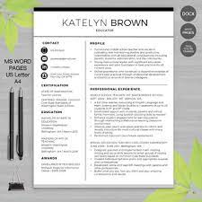 You may be searching online for a teacher resume template that's free wondering if free templates are the better options. Teacher Resume Template Ms Word Apple Pages Educator Resume Writing Guide