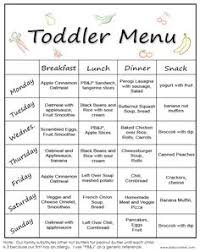 11 Best Meal Plan For Toddlers Images Baby Food Recipes