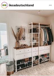 Schöne, leicht zu montierende ikea garderobe zu verkaufen. Ikea Elvarli Wohnung Ikea Garderoben Ideen Offener Schrank