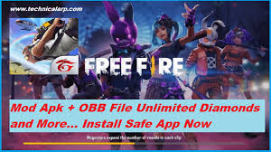 Selanjutnya kamu cari file obb yang ada di folder download pada android milik. Free Fire Mod Apk Unlimited Diamonds Health App Updated Technical Arp