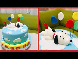 About 0% of these are cakes. Snoopy Cake Step By Step Youtube