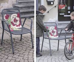 Vaihingen An Der Enz Kreuzstich Kunst Guerilla Knitting Sticken Kreuzstich