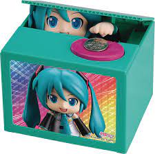 Amazon.com: Good Smile Character Vocal Series 01: Hatsune Miku Mikuyado-  Coin Bank,Multicolor : Toys & Games