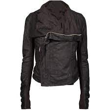 Rick Owens Classic Leather Blistered Jacket 1 870 Via Polyvore Leather Jacket Style Leather Jacket Real Leather Jacket