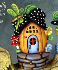 Unpainted Ceramic Bisque Pumpkin Fairy House Autumn Fairy Pumpkin Fairy House Paint Your Own Pottery Ready To Paint Ceramics