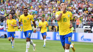Of mexico after scoring his team's first goal during the 2018 fifa world cup russia group f match between germany and mexico at luzhniki stadium on june. Brazil Vs Mexico Live Brazil Advances Mexico Out Of World Cup 2018 Nesn Com