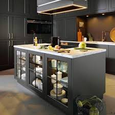 The soft gray color brings modern charm that can be used for an entire kitchen or as an island accent. Top 50 Best Grey Kitchen Ideas Refined Interior Designs