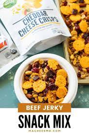 Beef Jerky Snack Mix Recipe Snacks Snack Mix Trail Mix Recipes
