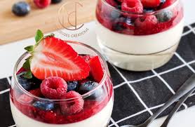 Panna Cotta Chocolat Blanc Fruits Rouges Mes Delicieuses Creations Recette Gateau Coco Recettes De Cuisine Chocolat Blanc