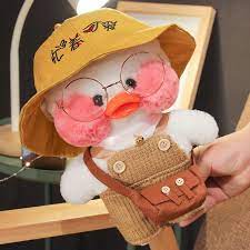 White Color Lalafanfan Cafemimi Duck Animal Plush Toys Plush Toys Plush Dolls