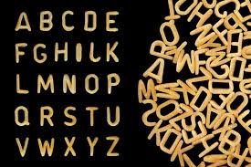 Alphabet refers to the letters of a language, arranged in the order fixed by custom. Alphabet Pasta Stockfoto 2315073 Bildagentur Panthermedia