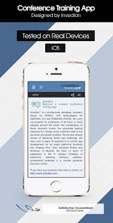 Conference Training App With Cms Ios Admob Push Notifications By Invedion App Technology App App Design
