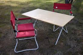 Snow peak's products are superior for the attention to design poured into each. Field Tested Snow Peak Single Action Table And Red Chairs Expedition Portal