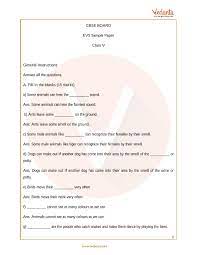 Check the detailed exam analysis of xat. Cbse Sample Paper For Class 5 Evs With Solutions Mock Paper 2